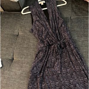 Pockets!!!! Michael KORS Black Plum Tank DressLarge 94% polyester % spandex (29)